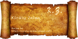 Király Zelma névjegykártya